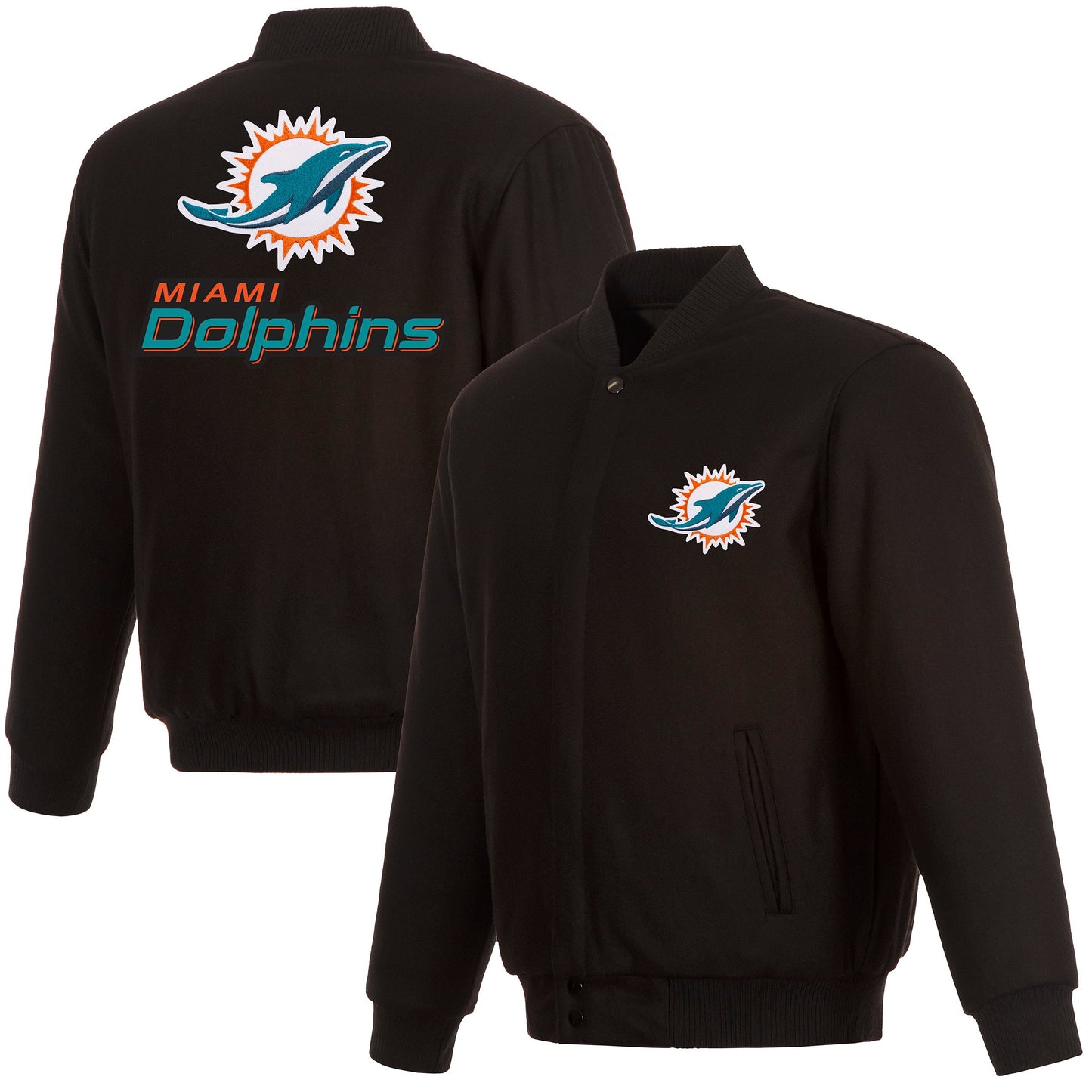 Miami Dolphins All Wool Jacket