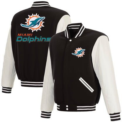 Miami Dolphins Reversible Varsity Jacket