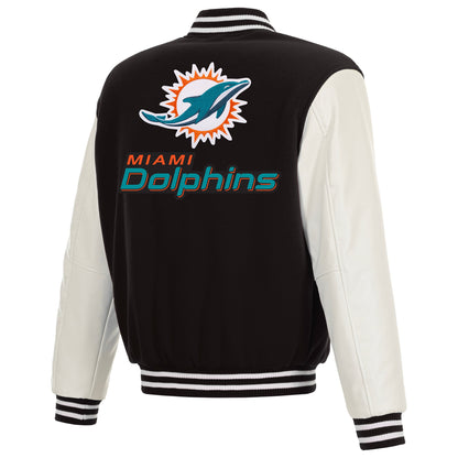Miami Dolphins Reversible Varsity Jacket