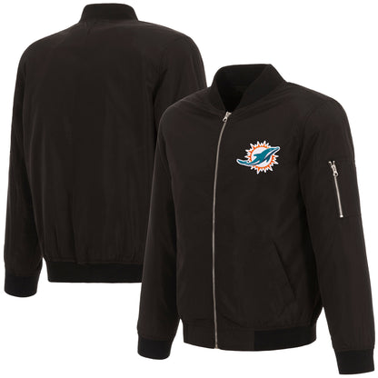 Miami Dolphins Nylon Bomber Jacket