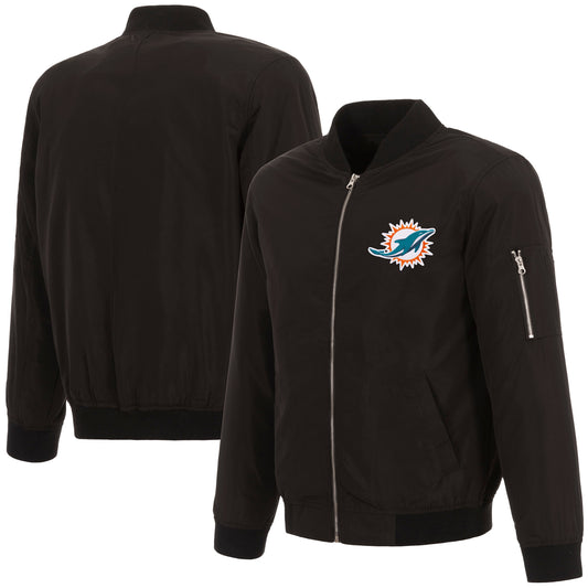 Miami Dolphins Nylon Bomber Jacket