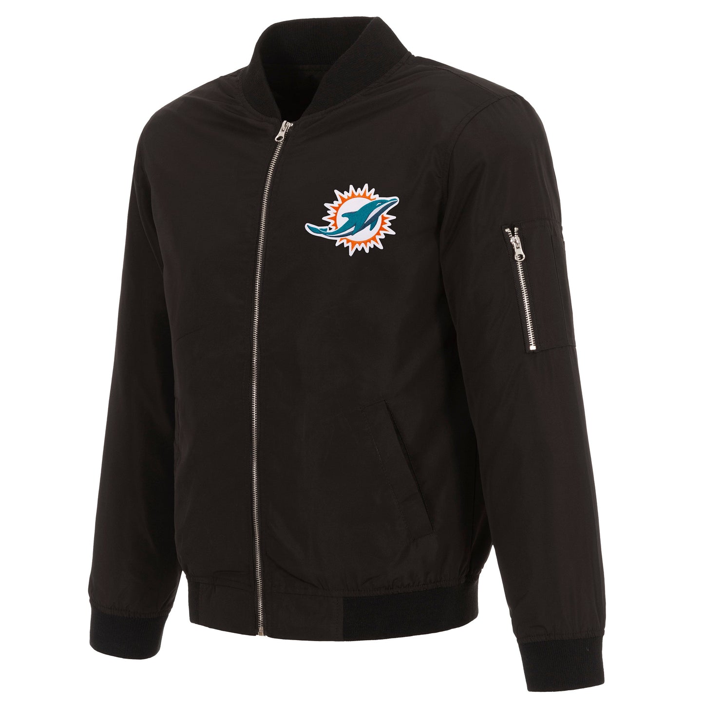 Miami Dolphins Nylon Bomber Jacket