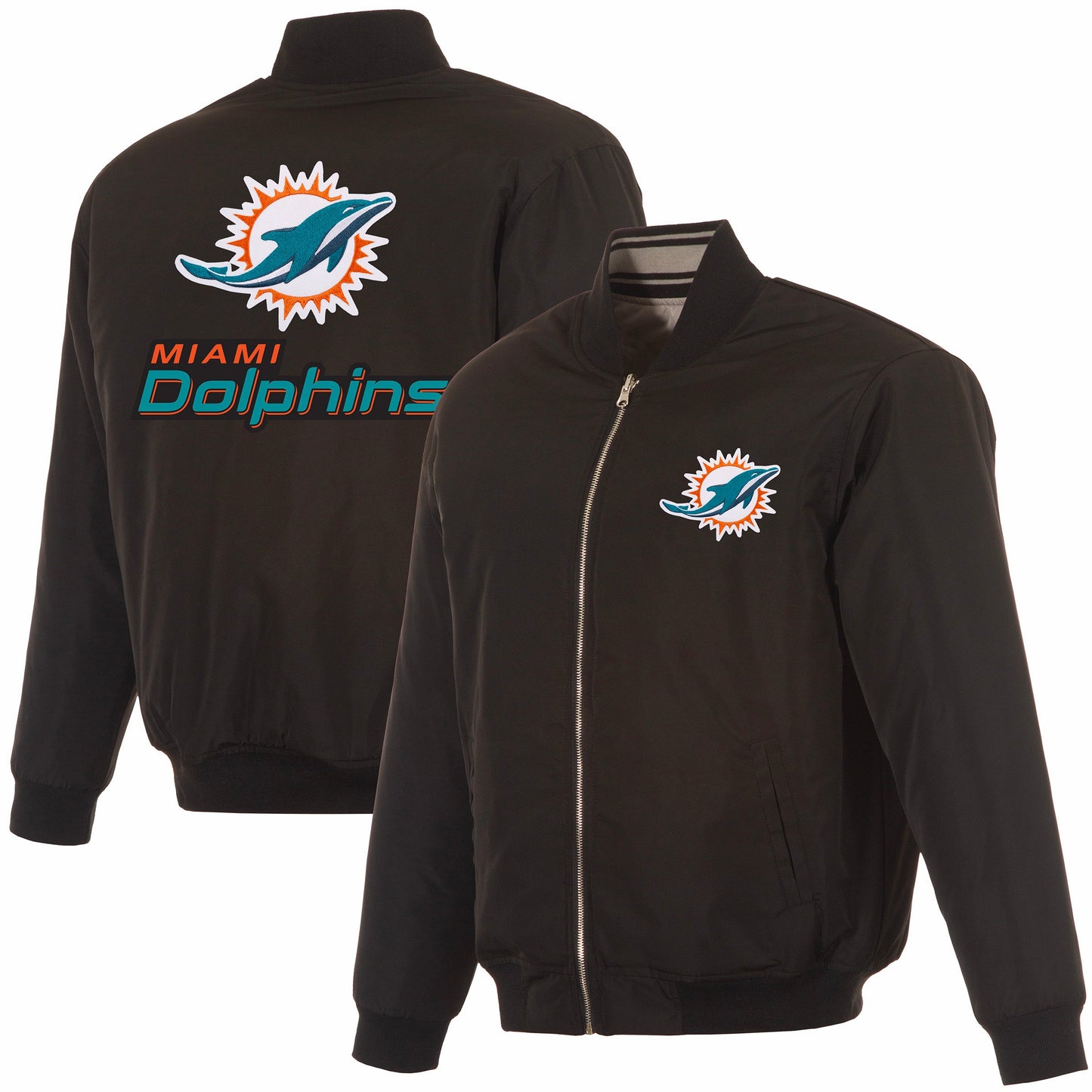 Miami Dolphins Reversible Flight Jacket