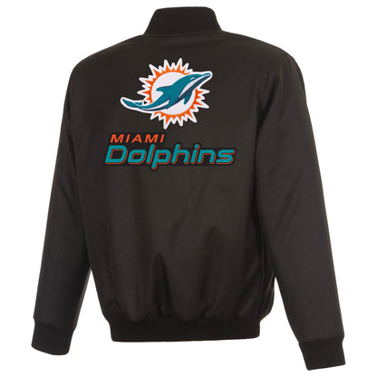 Miami Dolphins Poly-Twill Jacket