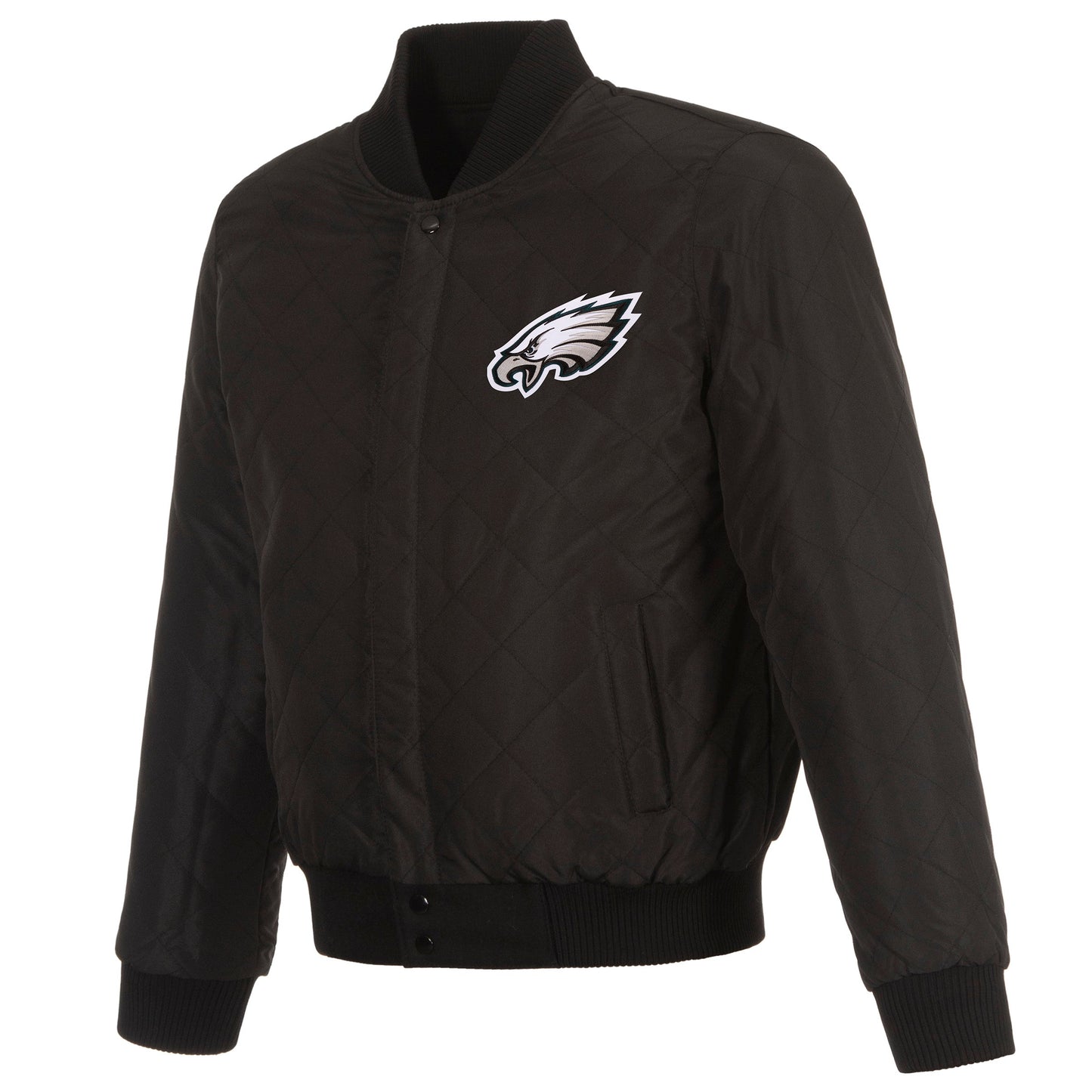 Philadelphia Eagles Reversible Wool and Leather Jacket