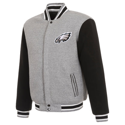 Philadelphia Eagles Reversible Two-Tone Fleece Jacket