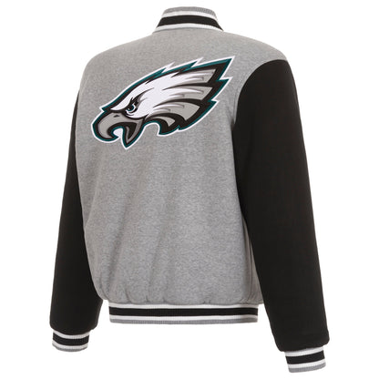 Philadelphia Eagles Reversible Two-Tone Fleece Jacket