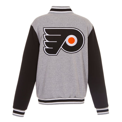 Philadelphia Flyers Reversible Two-Tone Fleece Jacket