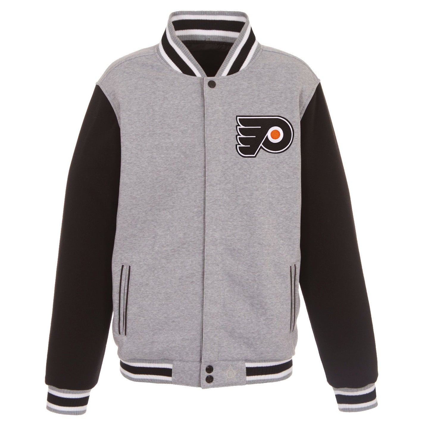 Philadelphia Flyers Reversible Two-Tone Fleece Jacket