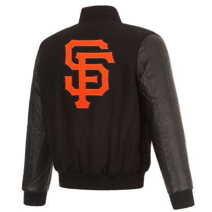 San Francisco Giants Reversible Wool and Leather Jacket