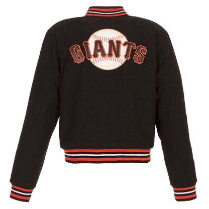San Francisco Giants Ladies Reversible Wool Jacket