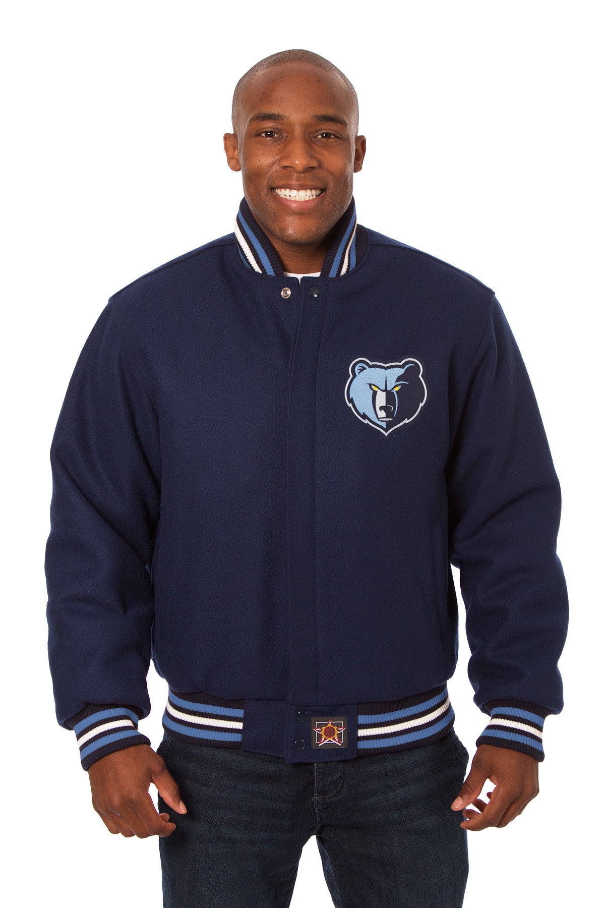 Memphis Grizzlies Embroidered Wool Jacket