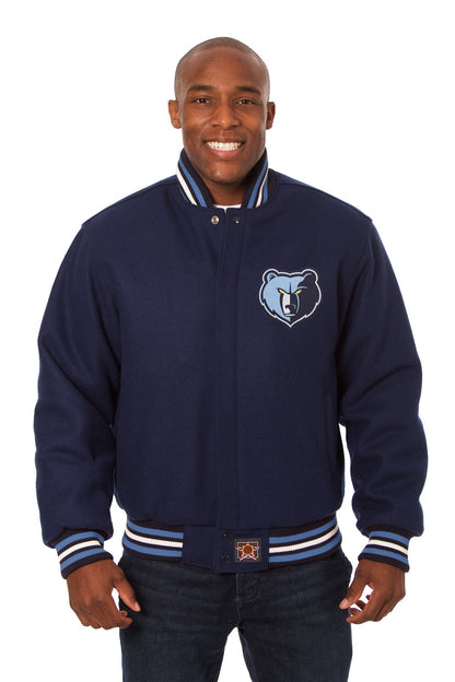 Memphis Grizzlies Embroidered Wool Jacket