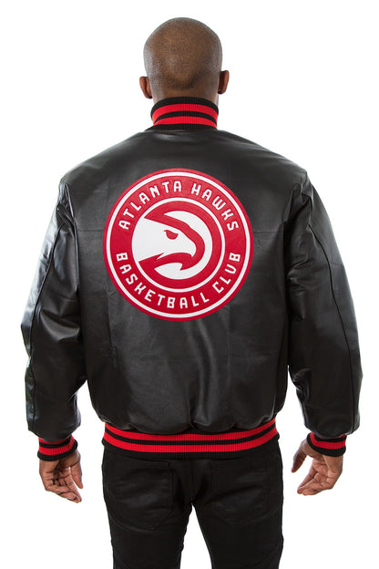 Atlanta Hawks Full Leather Jacket