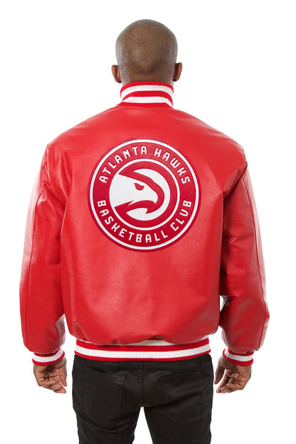 Atlanta Hawks Full Leather Jacket