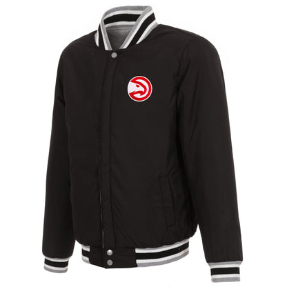 Atlanta Hawks Reversible Two-Tone Fleece Jacket