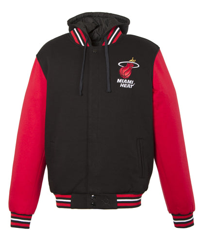 Miami Heat Reversible Two-Tone Fleece Jacket