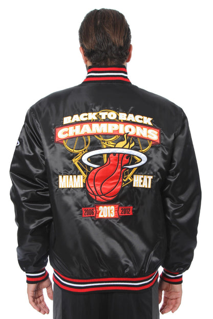 Miami Heat Matte Satin Championship Jacket