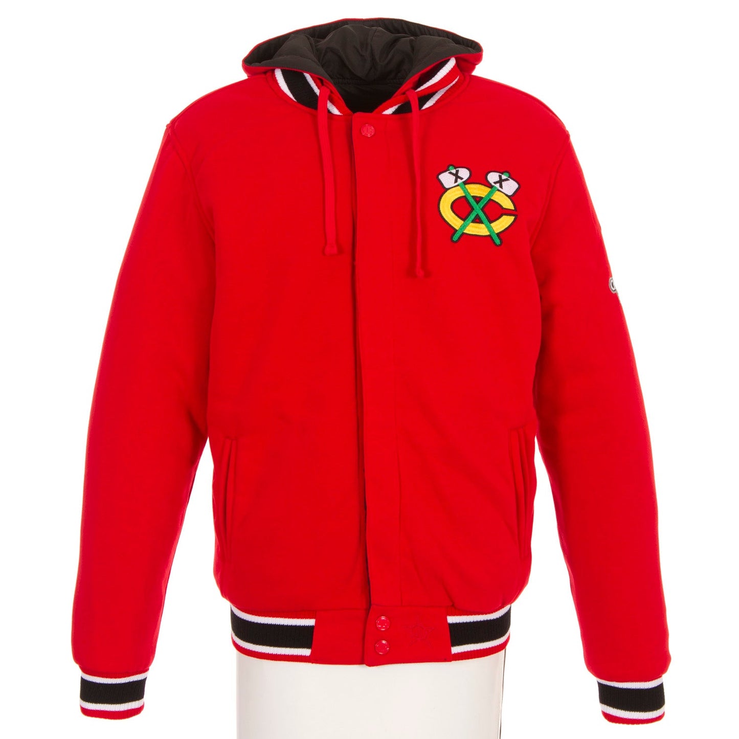 Chicago Blackhawks Championship Reversible Fleece Jacket