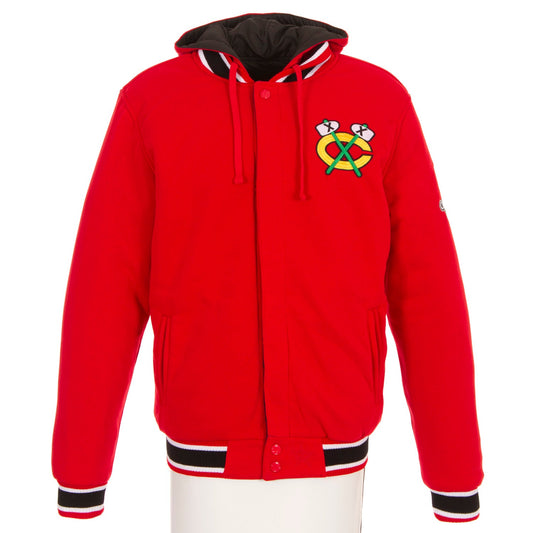Chicago Blackhawks Championship Reversible Fleece Jacket
