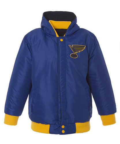 St. Louis Blues Kid's Reversible Fleece Jacket