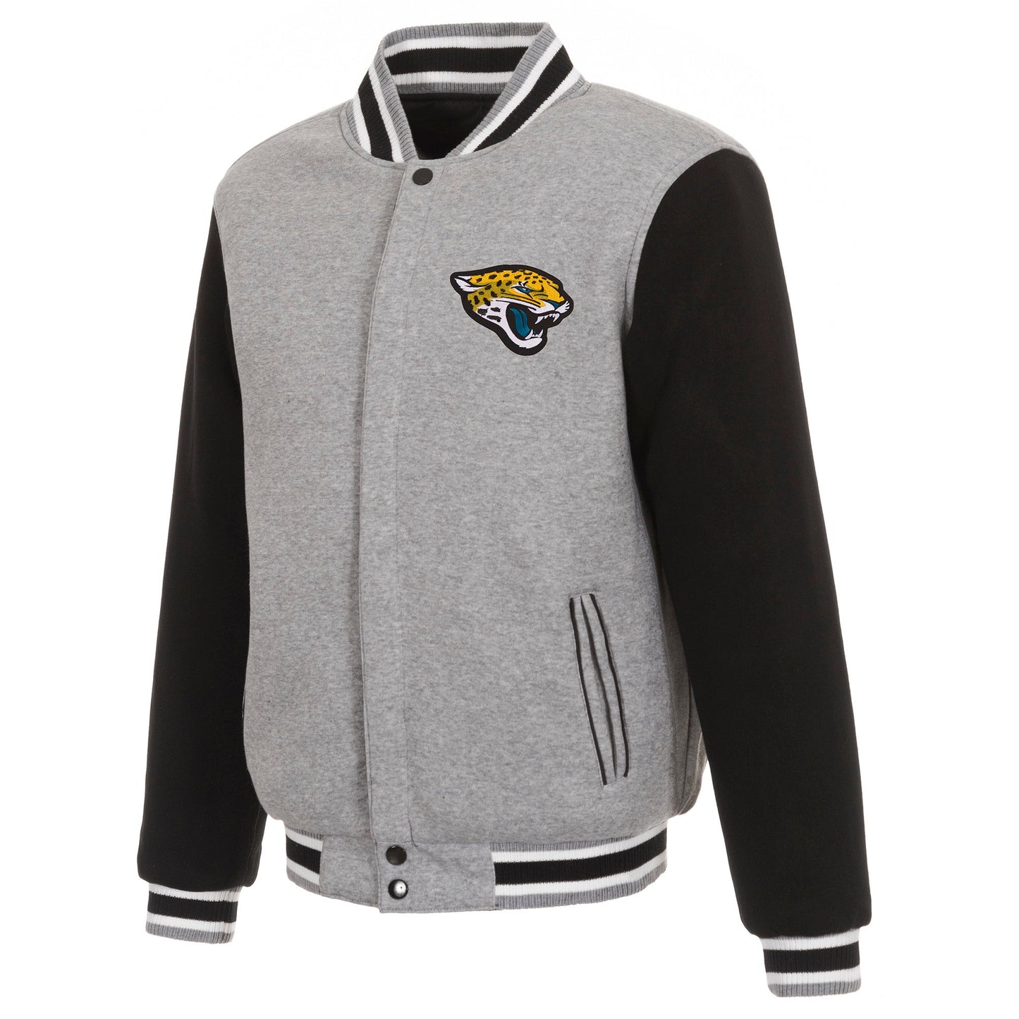 Jacksonville Jaguars Reversible Two-Tone Fleece Jacket
