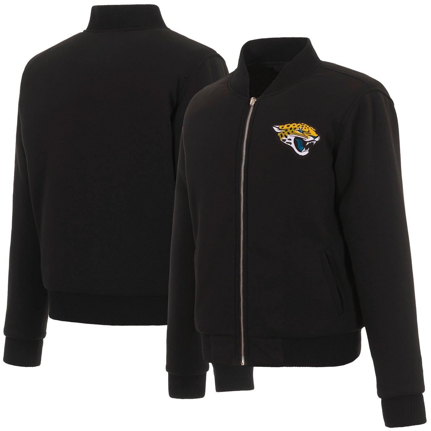 Jacksonville Jaguars Ladies Reversible Fleece Jacket
