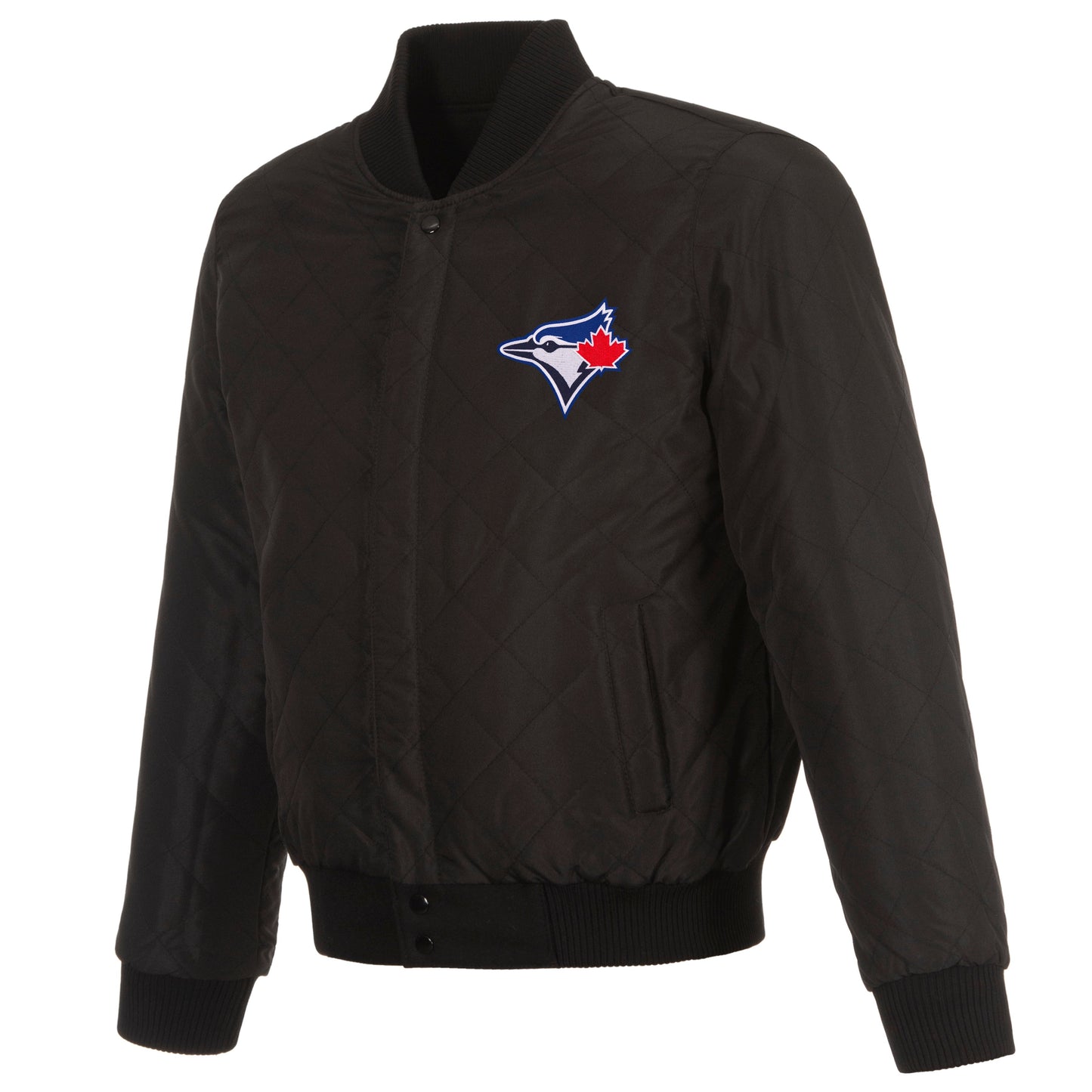 Toronto Blue Jays Reversible Wool and Leather Jacket