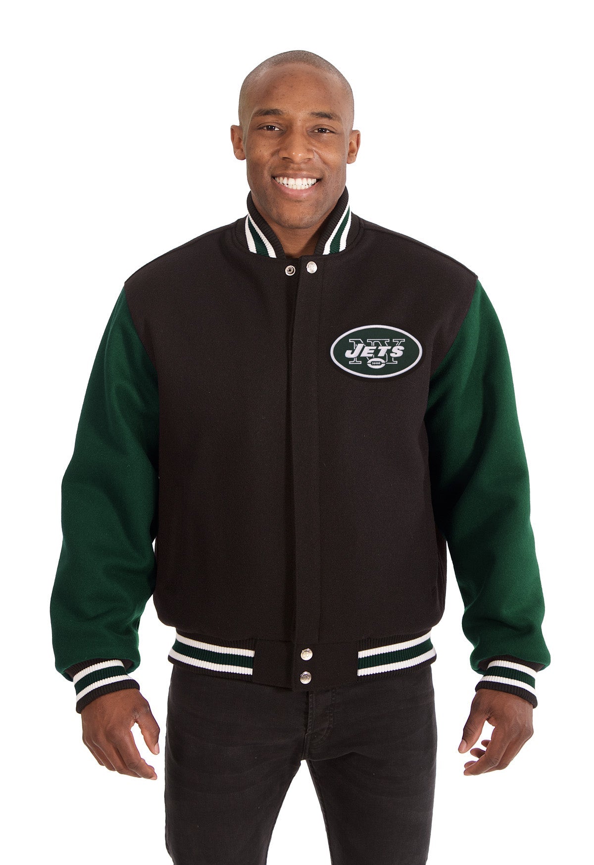 New York Jets Embroidered Wool Jacket
