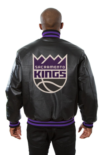 Sacramento Kings Full Leather Jacket