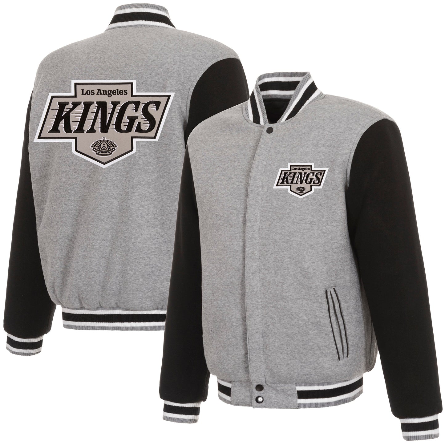 Los Angeles Kings Reversible Two-Tone Fleece Jacket