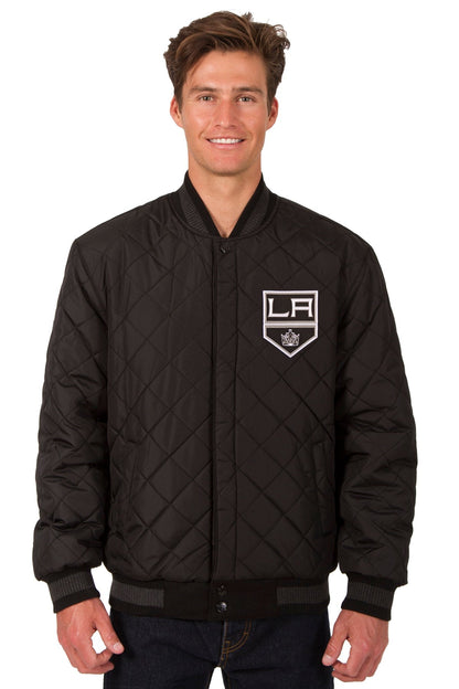 Los Angeles Kings Wool and Leather Reversible Jacket
