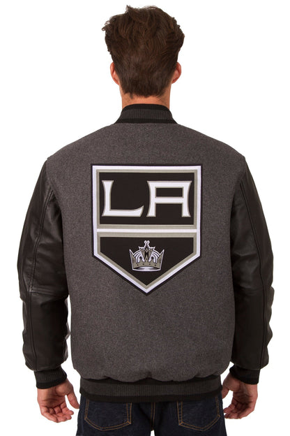 Los Angeles Kings Wool and Leather Reversible Jacket