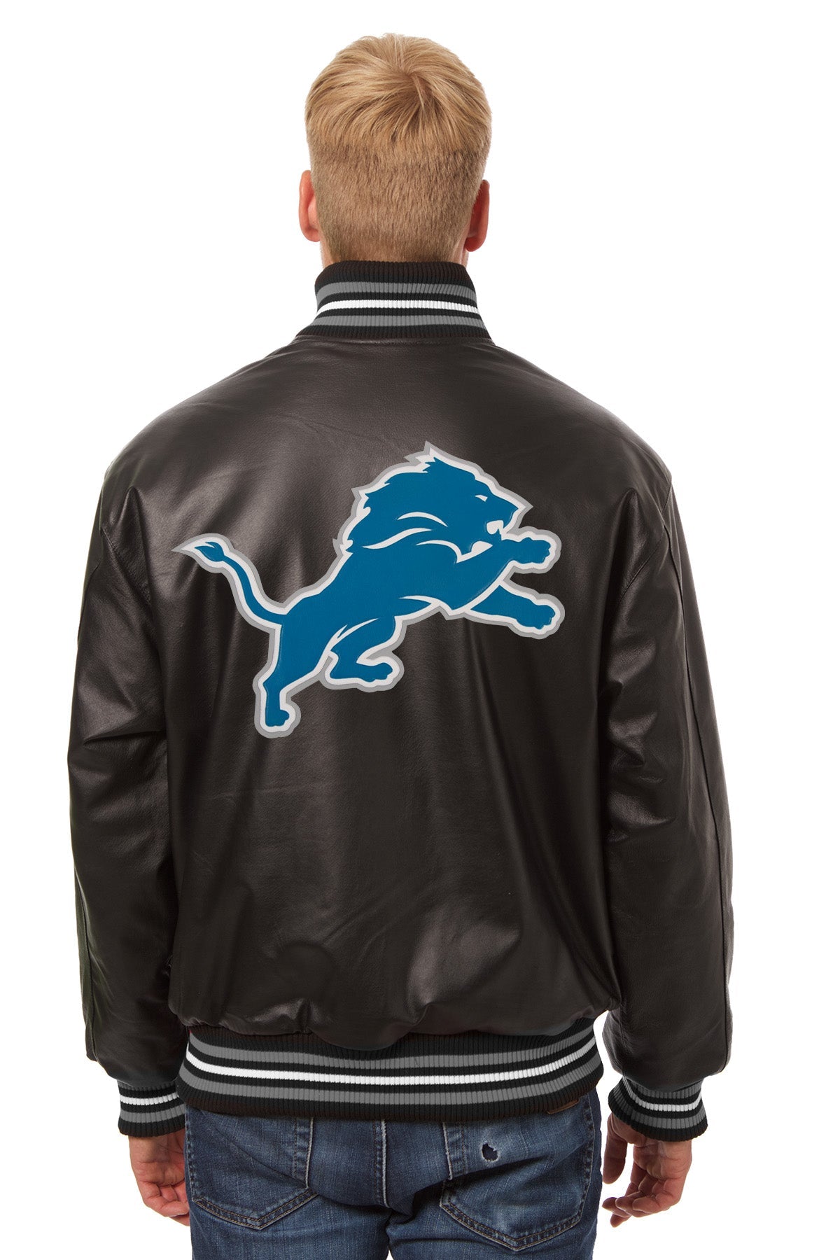 Detroit Lions Full Leather Jacket