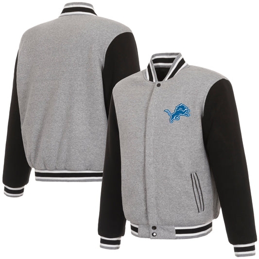 Detroit Lions Reversible Two-Tone Fleece Jacket