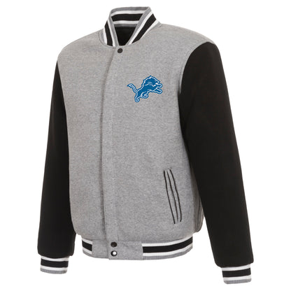 Detroit Lions Reversible Two-Tone Fleece Jacket