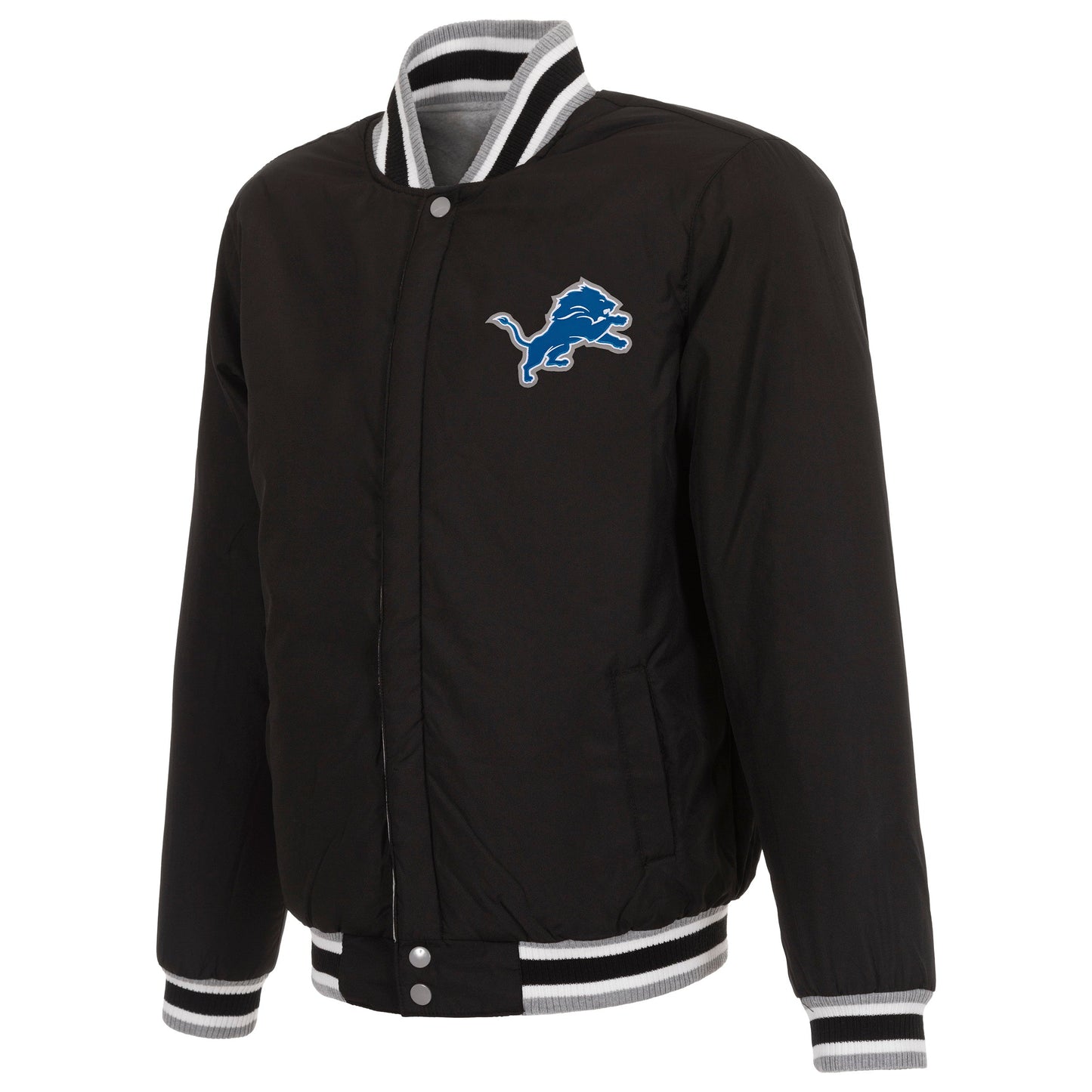 Detroit Lions Reversible Two-Tone Fleece Jacket