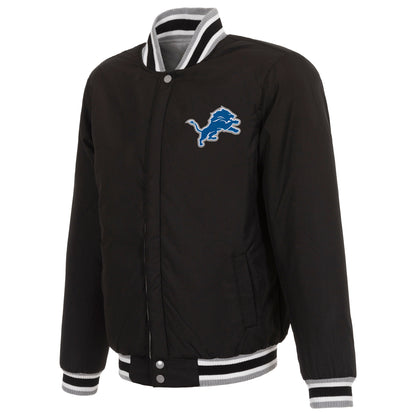 Detroit Lions Reversible Two-Tone Fleece Jacket