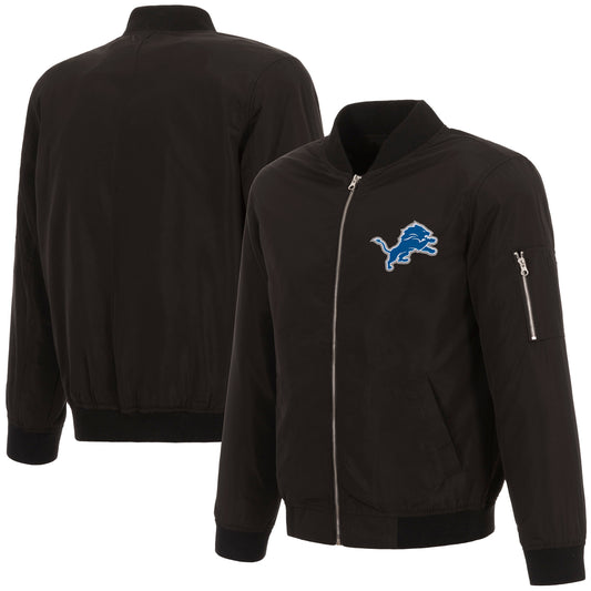 Detroit Lions Nylon Bomber Jacket