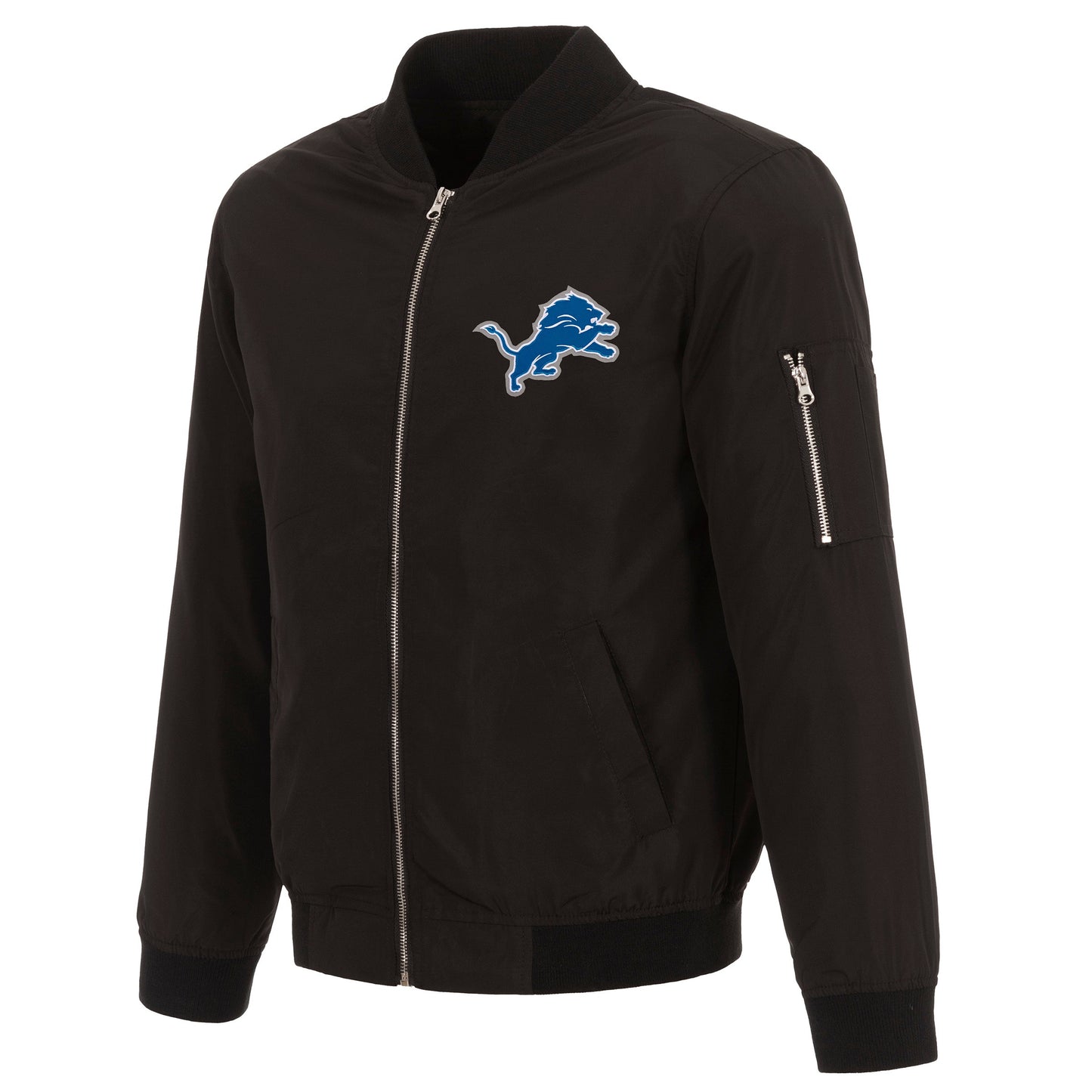 Detroit Lions Nylon Bomber Jacket