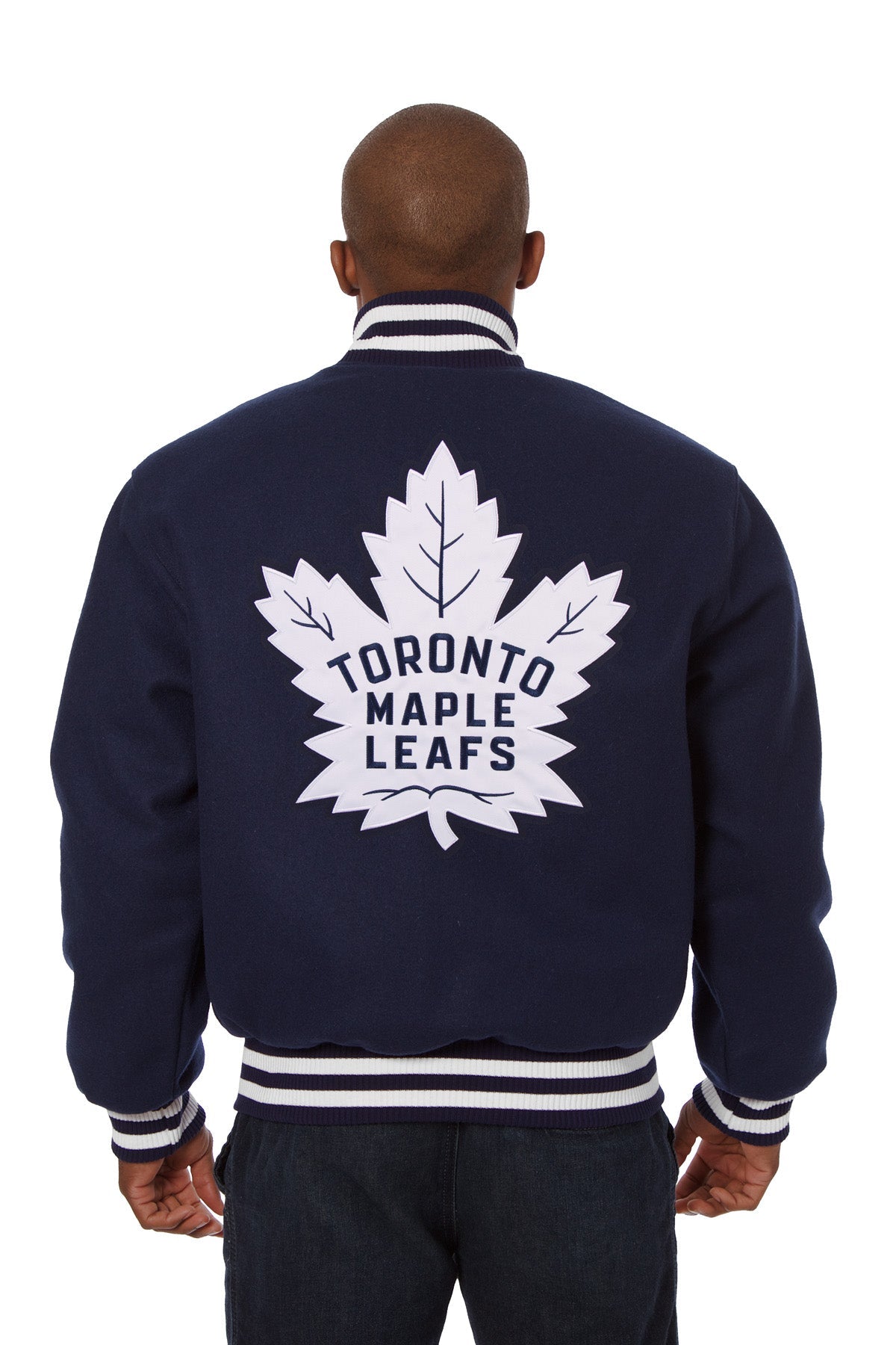 Toronto Maple Leafs Embroidered Wool Jacket