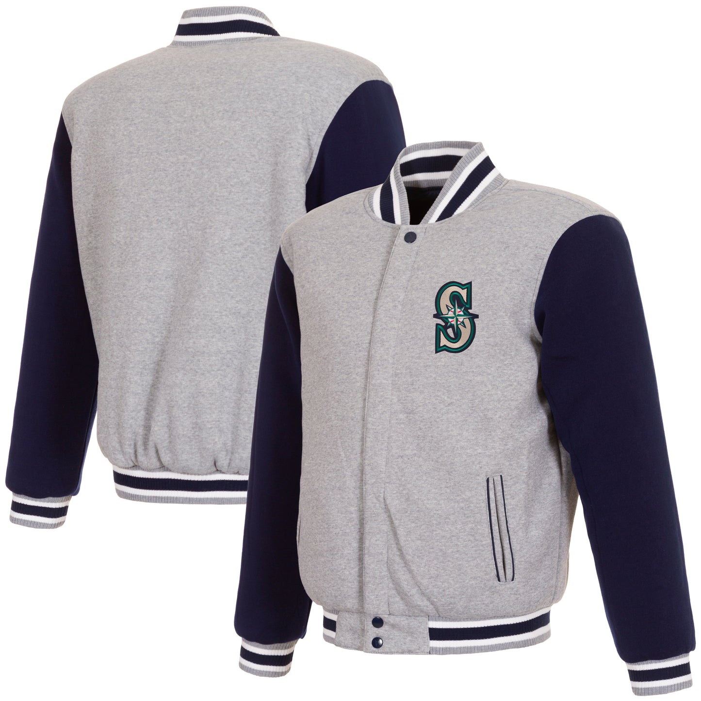 Seattle Mariners Reversible Fleece Jacket