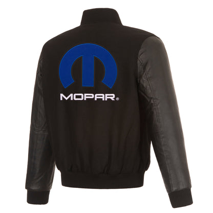 Mopar Reversible Wool & Leather Jacket