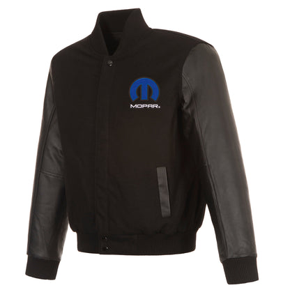 Mopar Reversible Wool & Leather Jacket