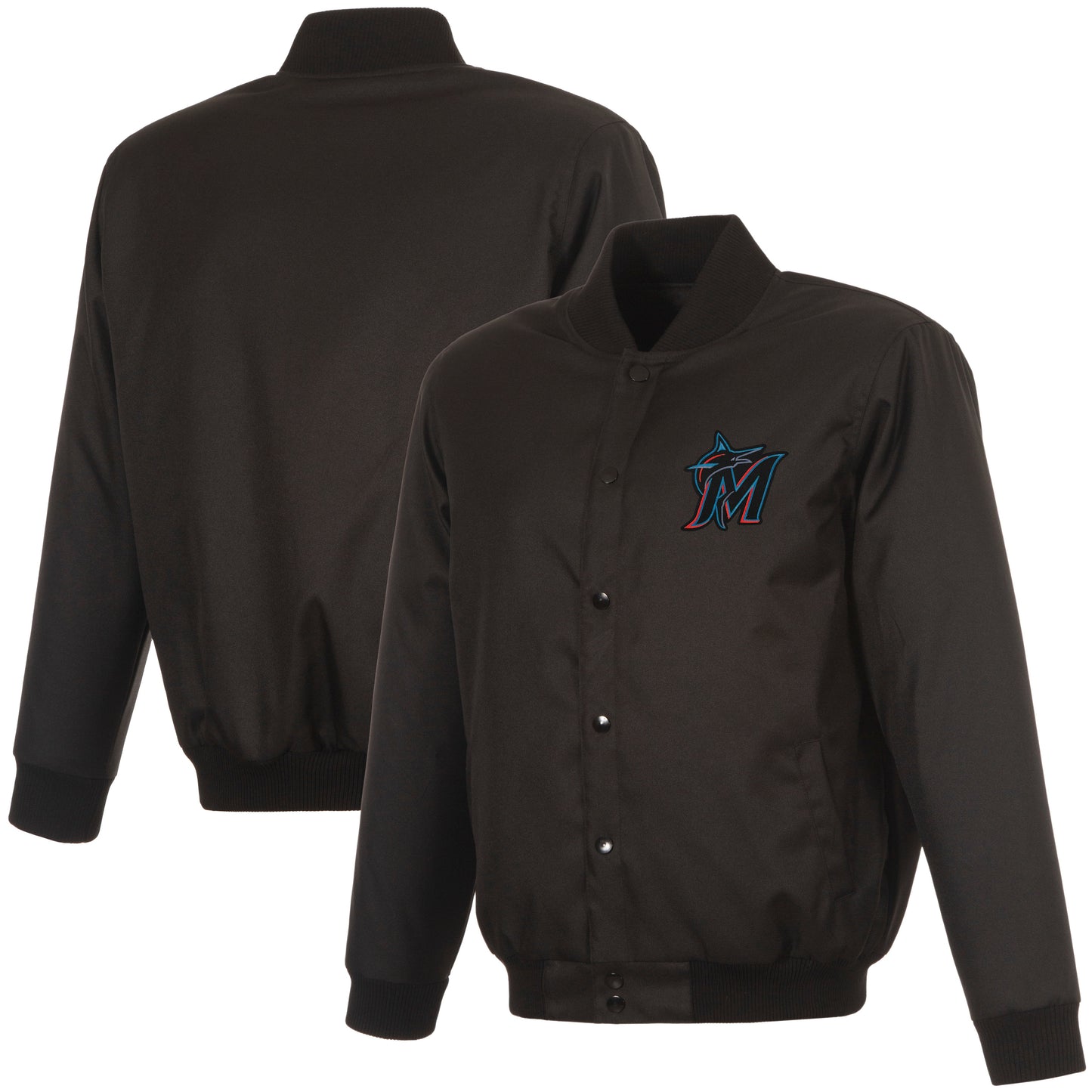 Miami Marlins Poly-Twill Jacket