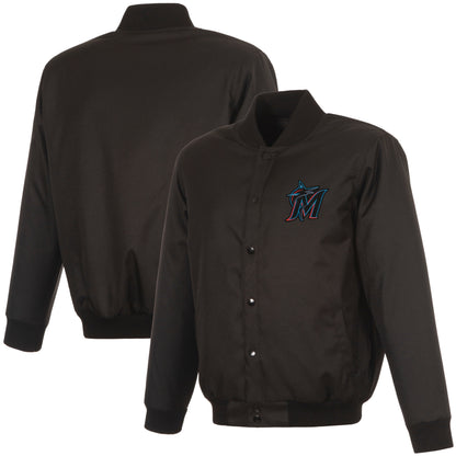 Miami Marlins Poly-Twill Jacket