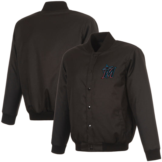 Miami Marlins Poly-Twill Jacket