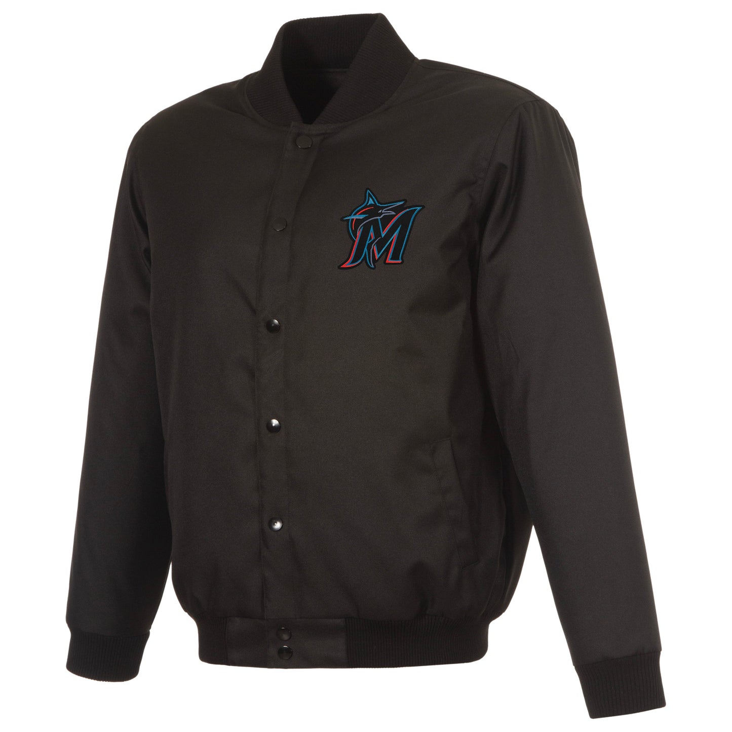 Miami Marlins Poly-Twill Jacket