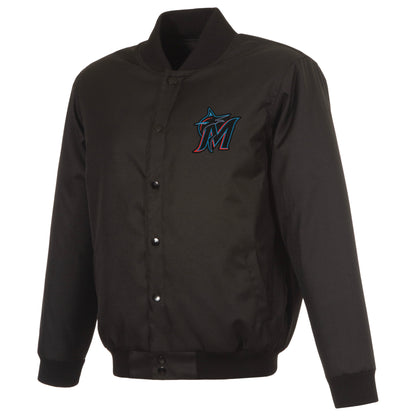 Miami Marlins Poly-Twill Jacket