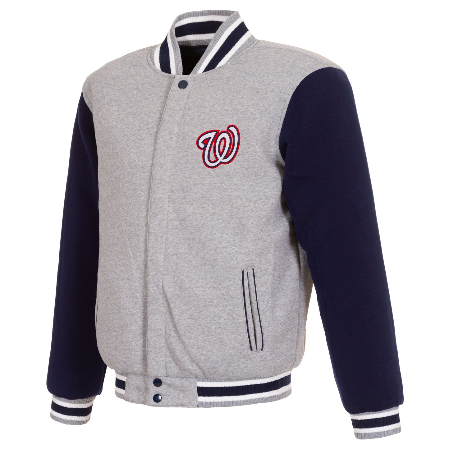 Washington Nationals Reversible Fleece Jacket